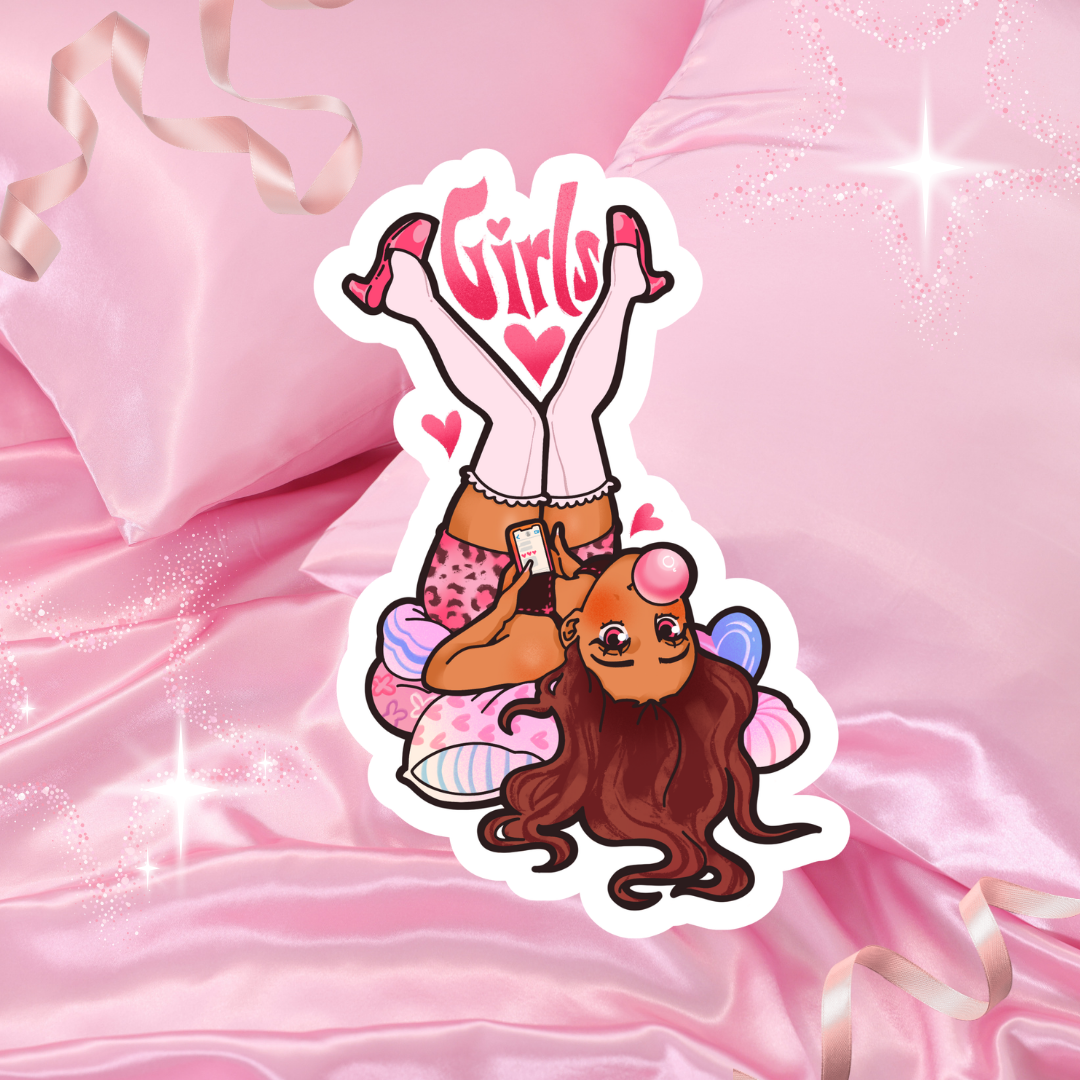 I Love Girls Sticker