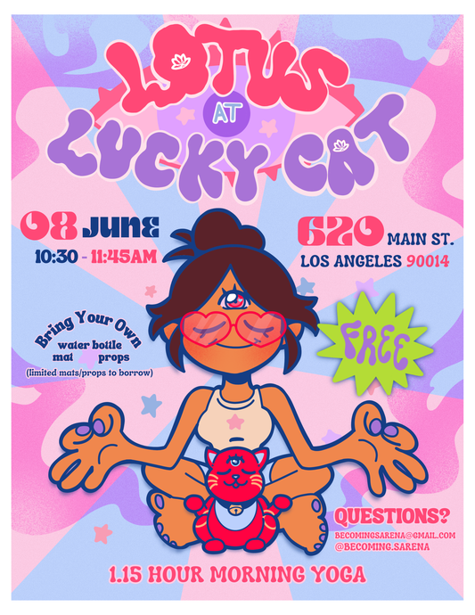 Lucky Cat Labs Yoga | SAT. June 8th 10:30-11:45am