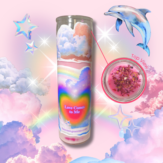 Love Comes To Me Spell Candle