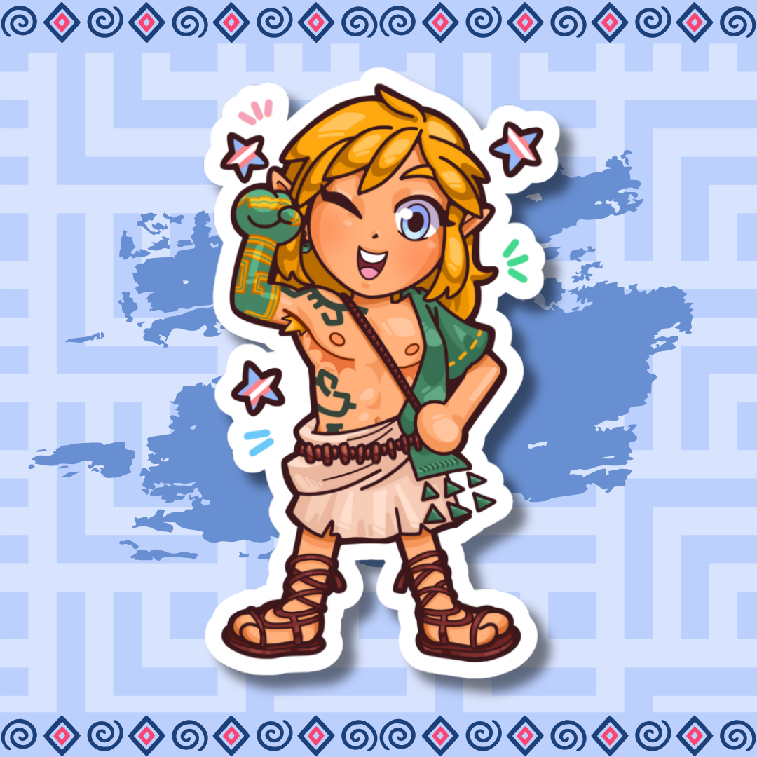 Trans Link Sticker